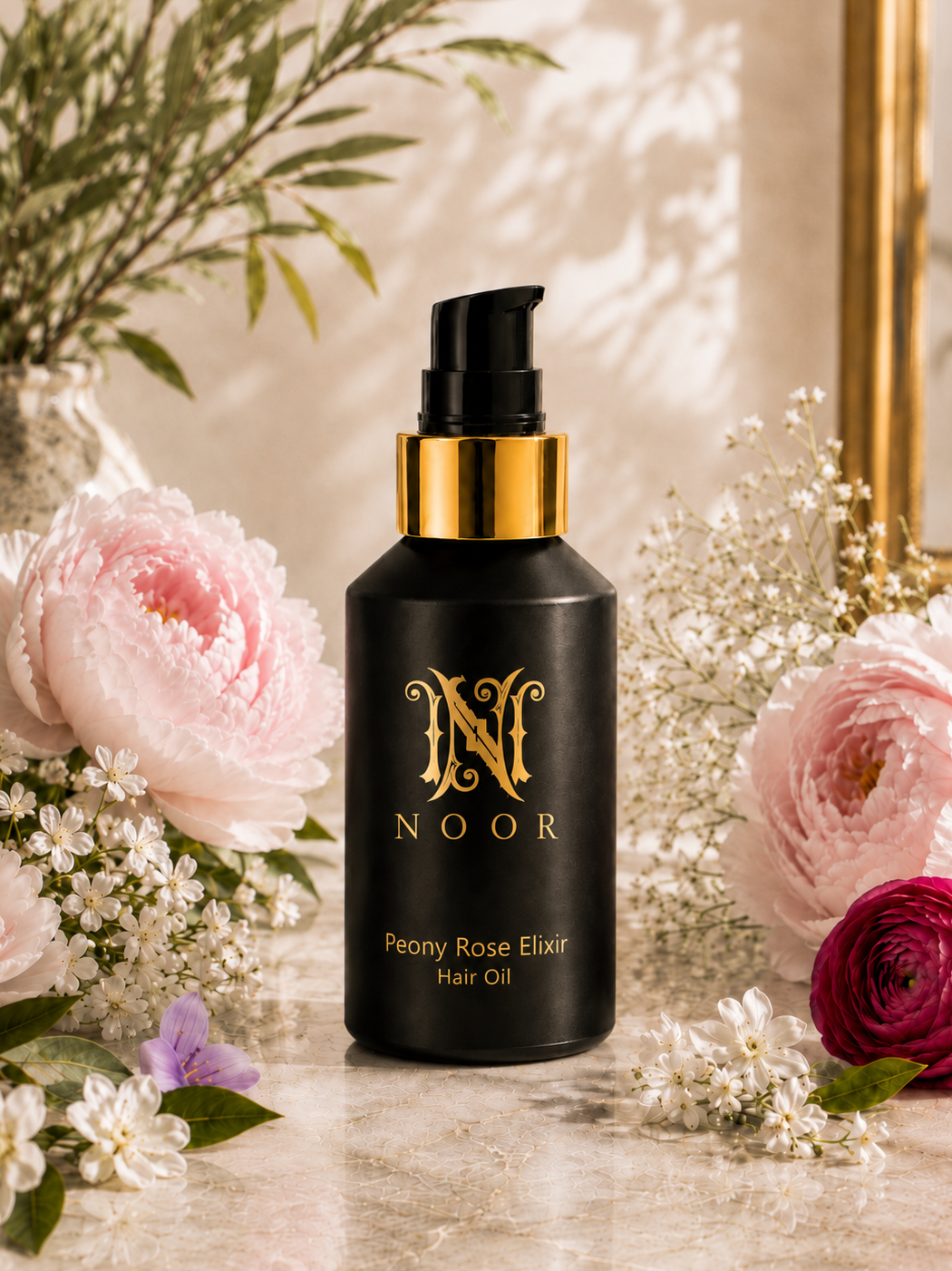 Noor Hair Oil — Peony Rose Elixir