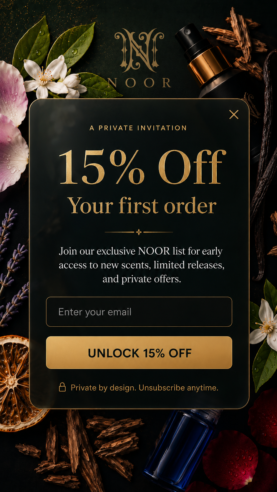 NOOR private invitation for 15% off your first order